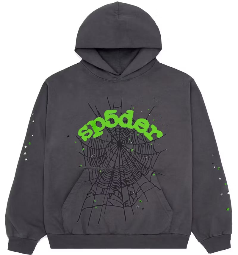 Spider Web Graphic Hoodie – Multiple Colors