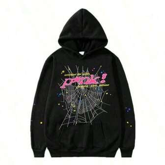 Spider Web Graphic Hoodie – Multiple Colors